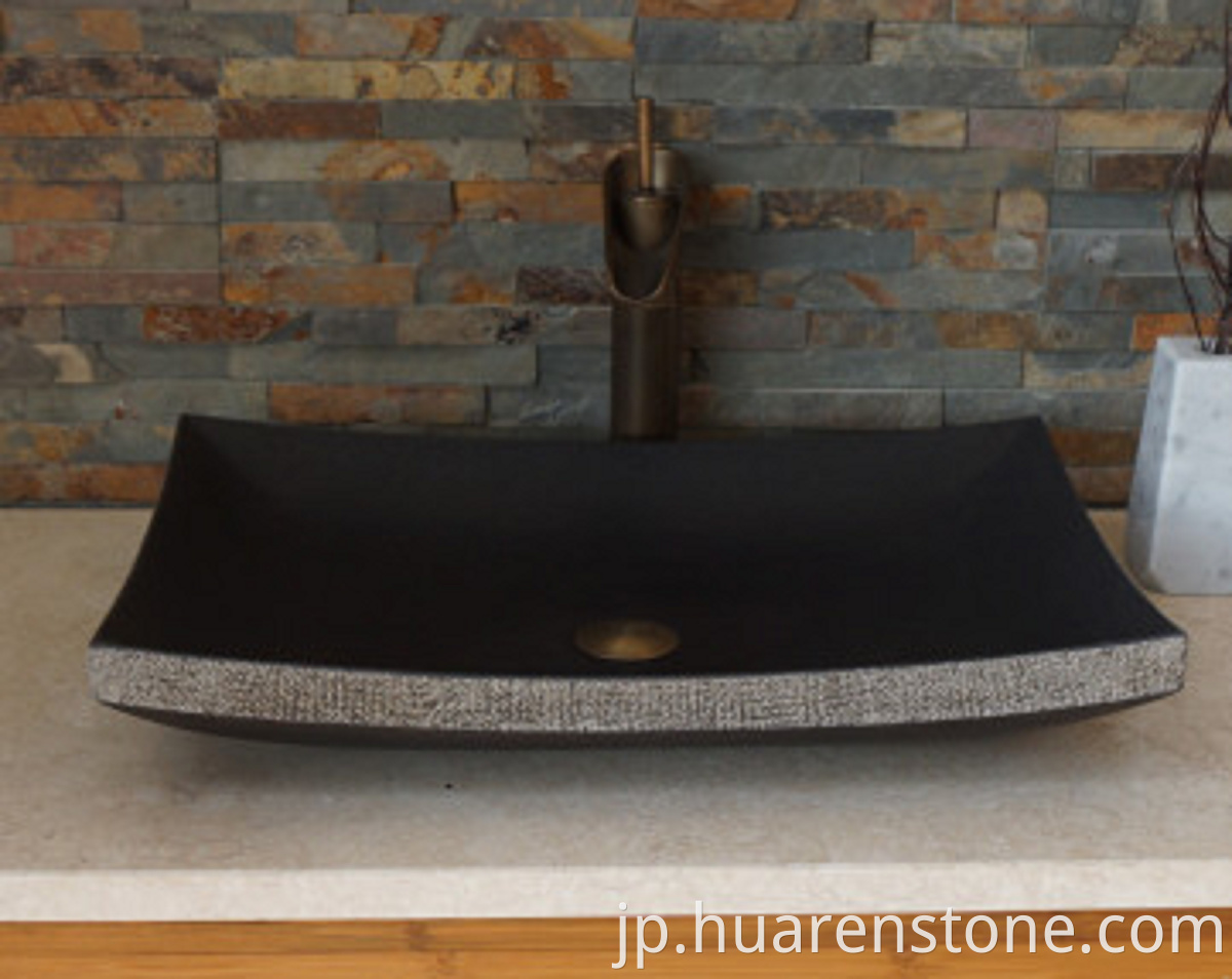 lava stone sink